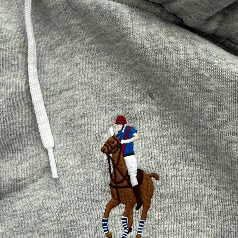 Ralph Lauren Light Gray Hoodie Sweater